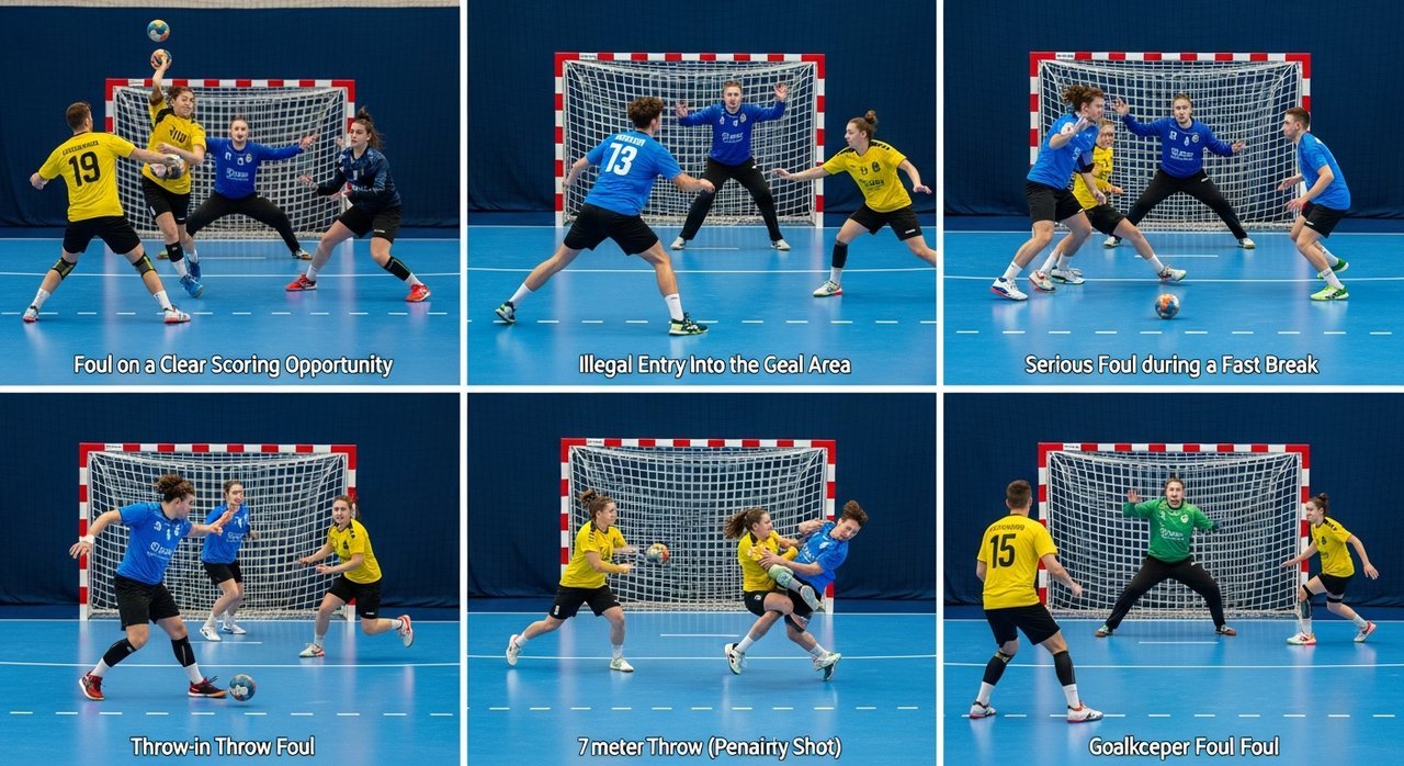 헷갈려요? 핸드볼 7미터 스로가 선언되는 상황 정리 5가지