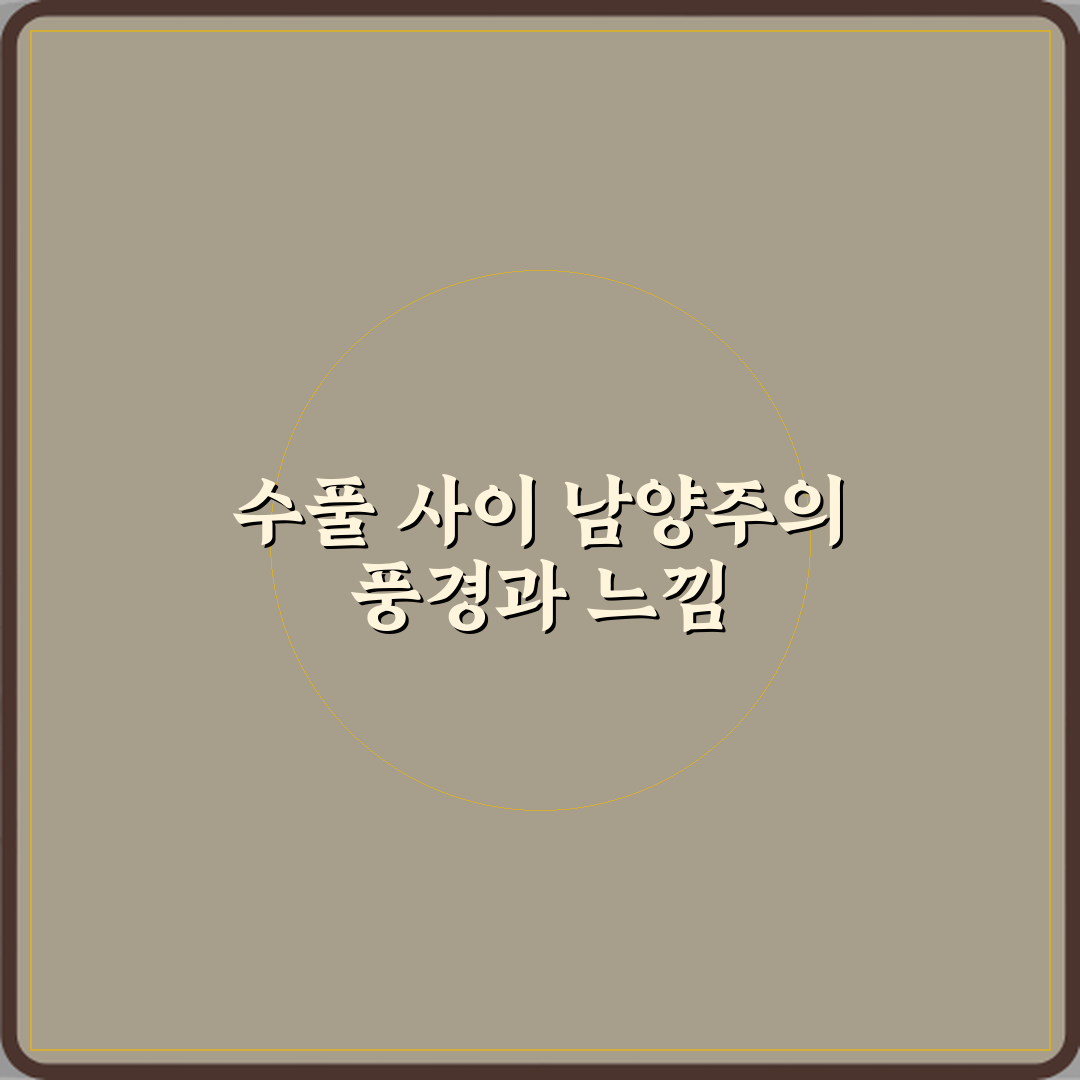 수풀사이 남양주 방문기 | 양식 맛집 완벽 리뷰 & 추천